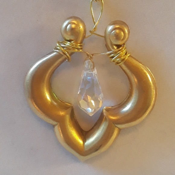 NWT Vintage pendant with Swarovski crystal - Picture 2 of 3